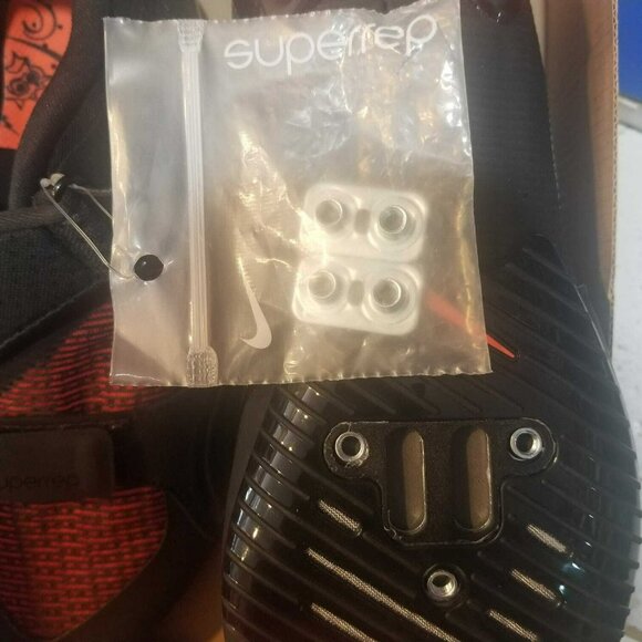 🚲❤️Nike SuperRep Cycle Sz 5.5 Women Cycling Shoes Spinning Black Red CJ0775-008 - Picture 4 of 12